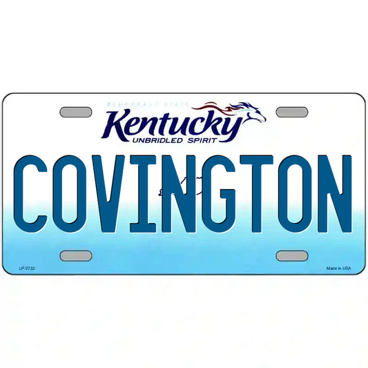 Covington Kentucky Metal Sign