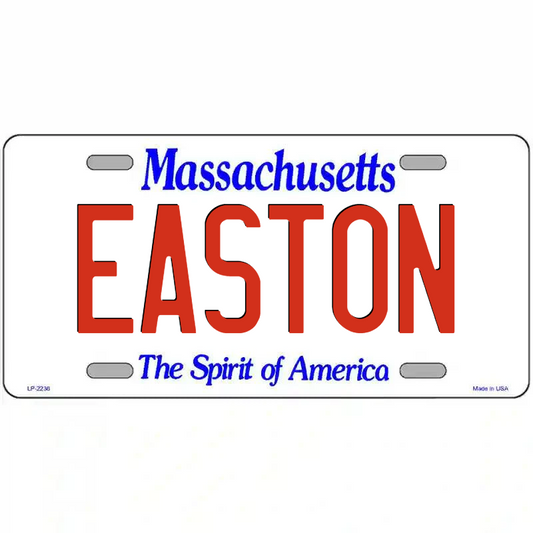 Easton Massachusetts Metal Sign