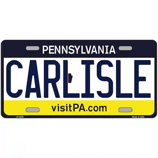 Carlisle Pennsylvania Metal Sign