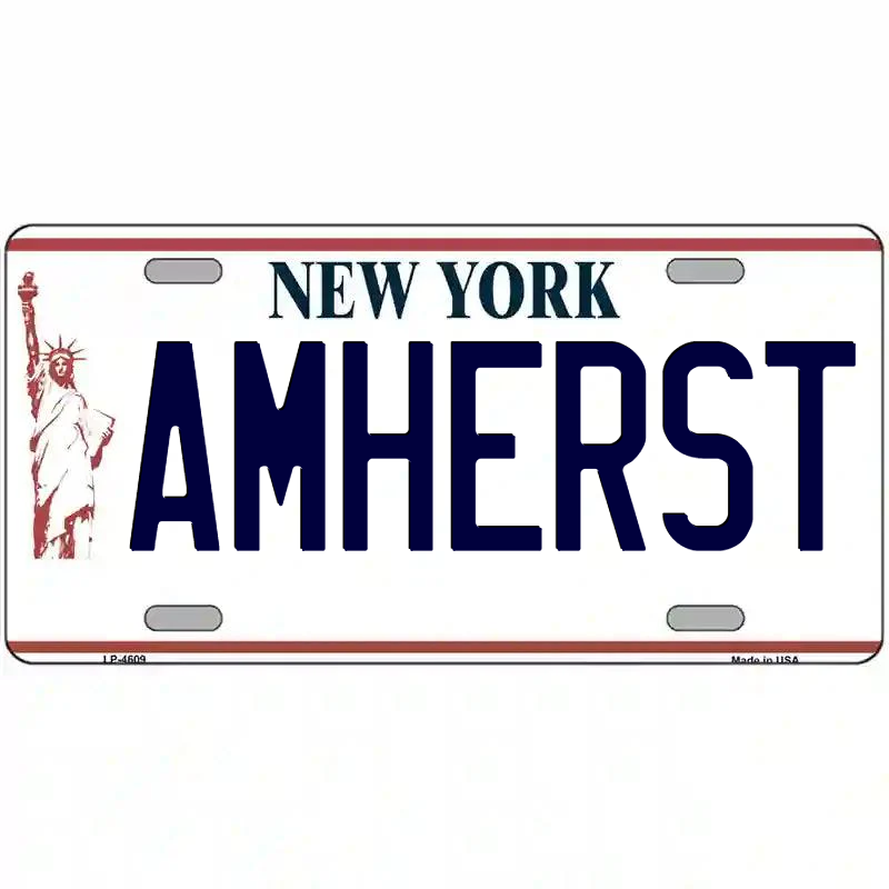 Amherst New York Statue of Liberty Metal Sign