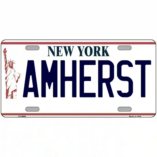 Amherst New York Statue of Liberty Metal Sign