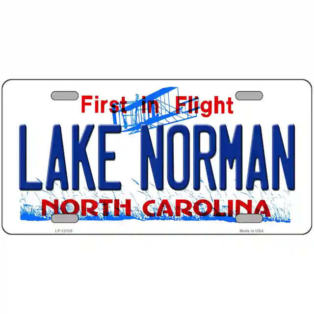 Lake Norman North Carolina Metal Sign
