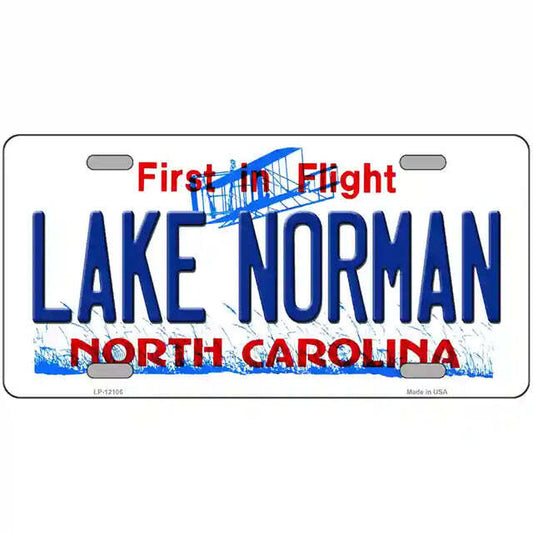Lake Norman North Carolina Metal Sign