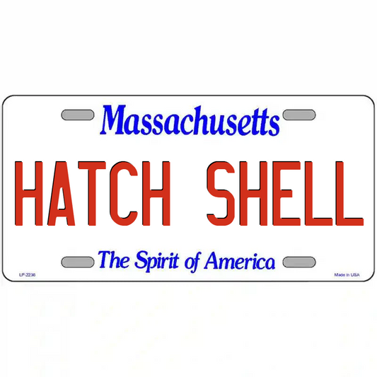 Hatch Shell Massachusetts Metal Sign