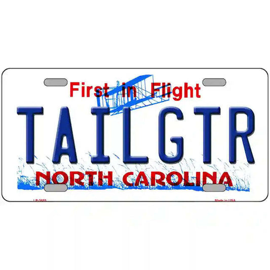 Tailgater North Carolina Metal Sign