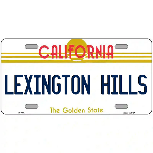 Lexington Hills California Metal Sign