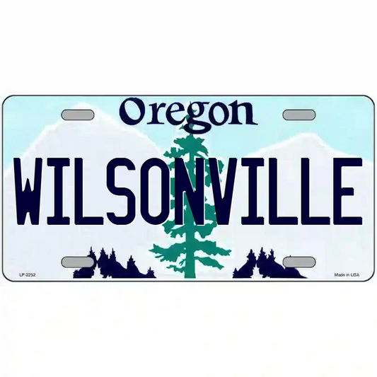 Wilsonville Oregon Metal Sign