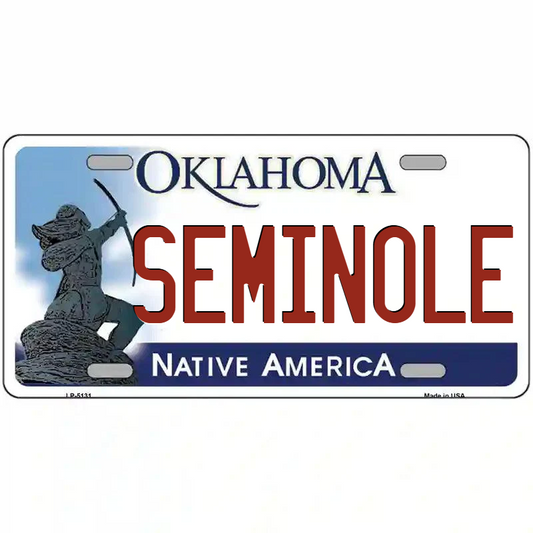 Seminole Oklahoma Metal Sign