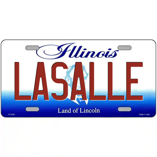 LaSalle Illinois Metal Sign