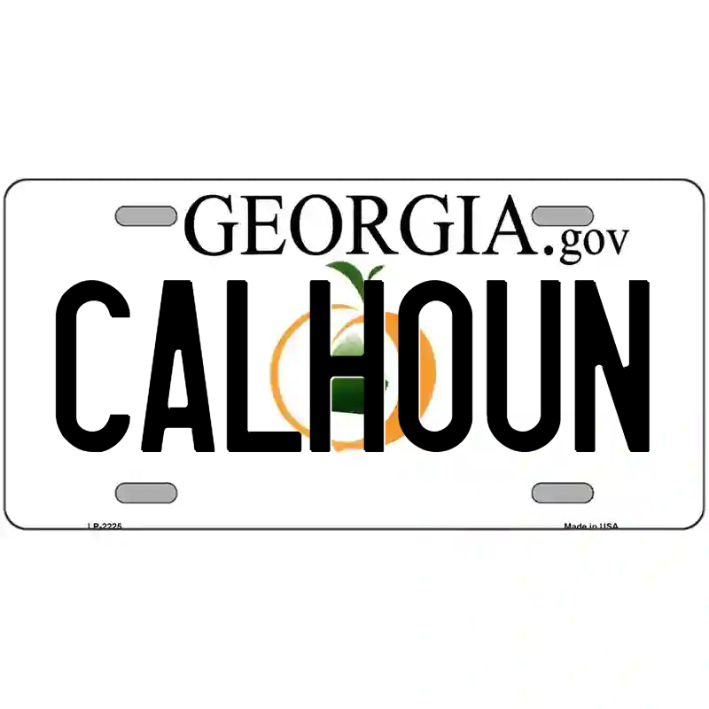 Calhoun Georgia Metal Sign