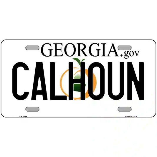 Calhoun Georgia Metal Sign