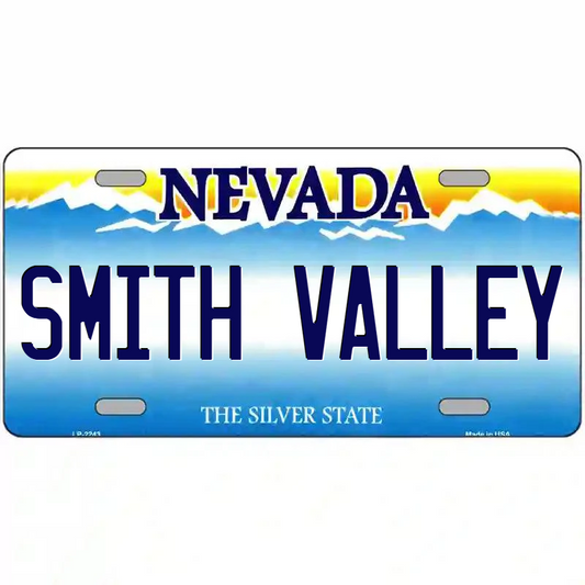 Smith Valley Nevada Metal Sign