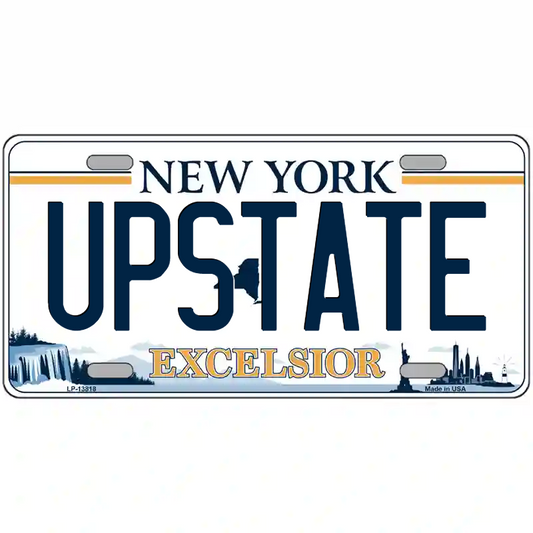 Upstate New York Excelsior Metal Sign