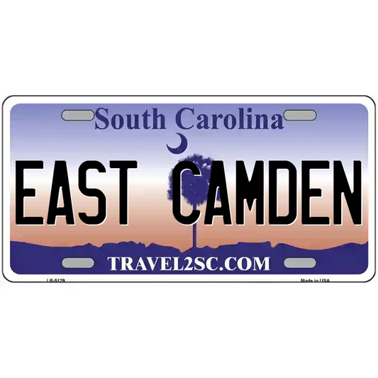 East Camden South Carolina Metal Sign