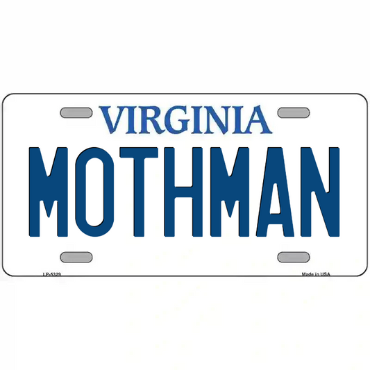 Mothman Virginia Metal Sign