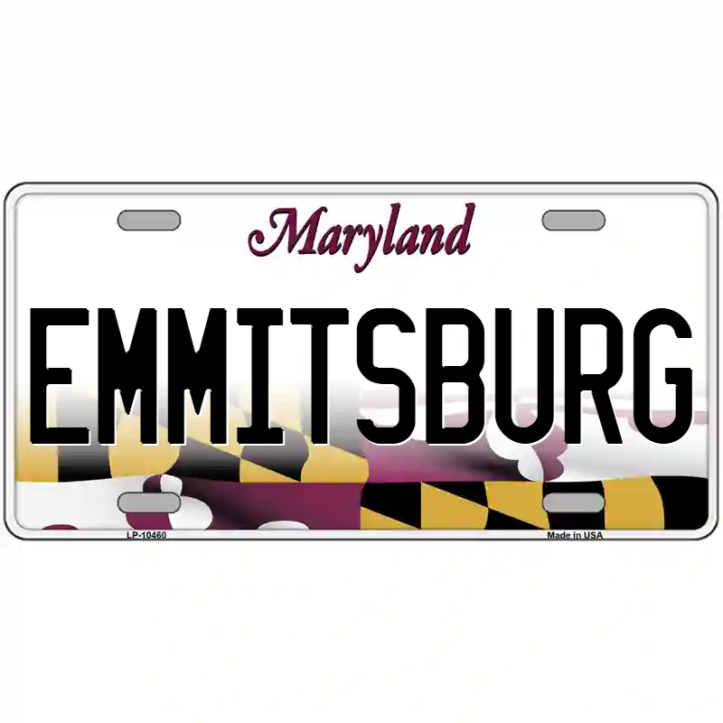 Emmitsburg Maryland Metal Sign