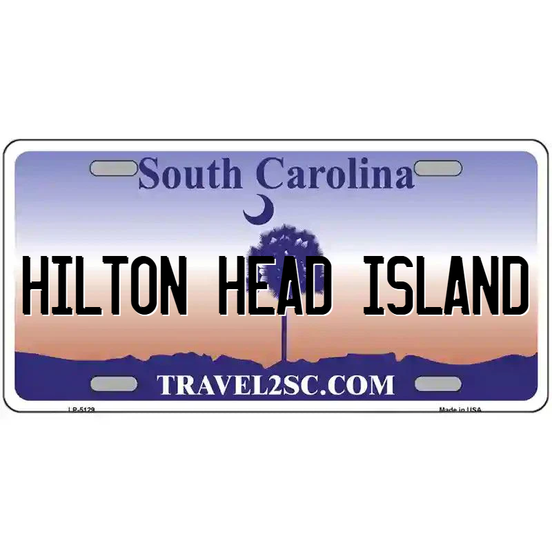 Hilton Head Island South Carolina Metal Sign