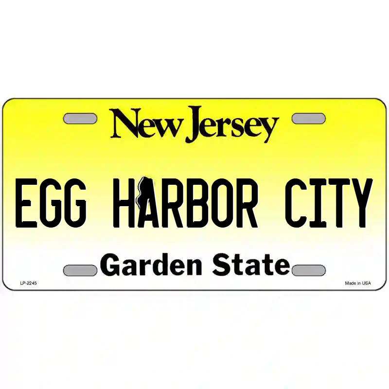 Egg Harbor City New Jersey Metal Sign