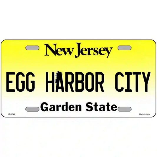 Egg Harbor City New Jersey Metal Sign