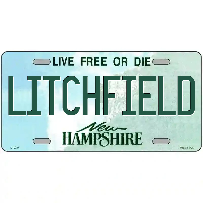 Litchfield New Hampshire Metal Sign