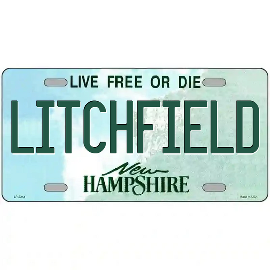 Litchfield New Hampshire Metal Sign