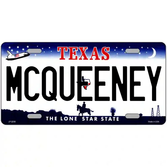 McQueeney Texas Metal Sign