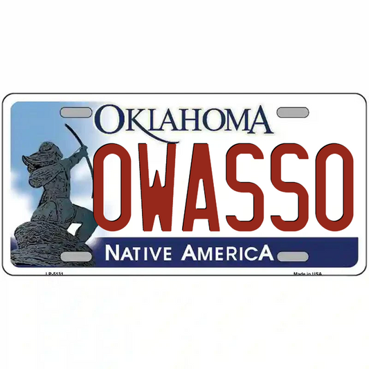 Owasso Oklahoma Metal Sign