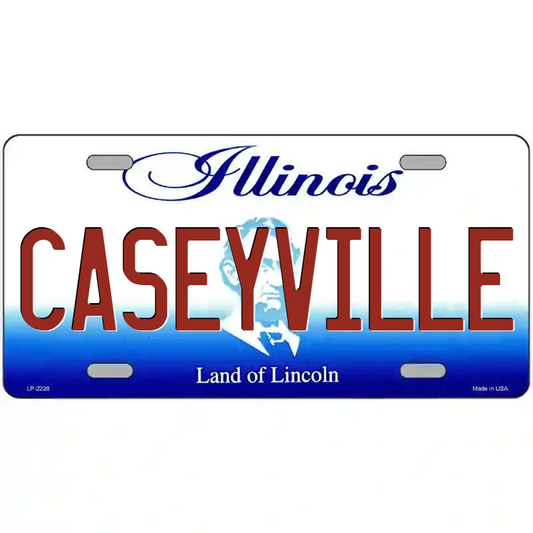 Caseyville Illinois Metal Sign