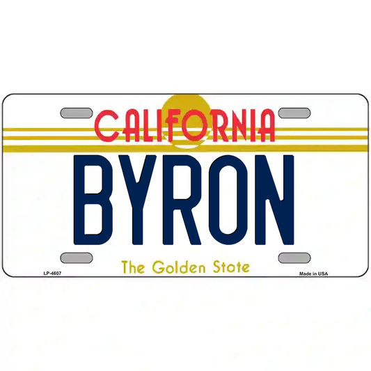 Byron California Metal Sign