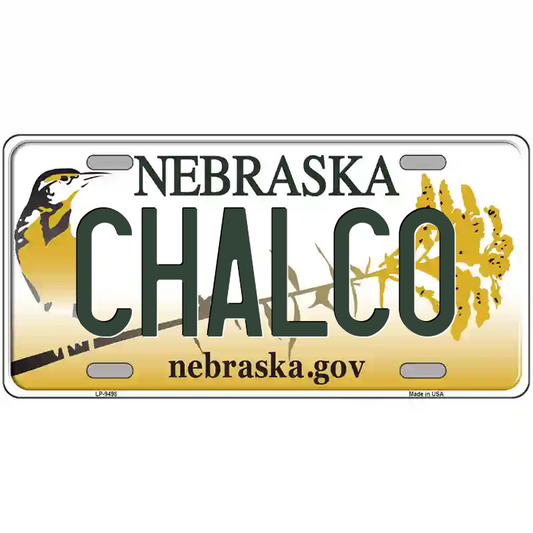 Chalco Nebraska Metal Sign