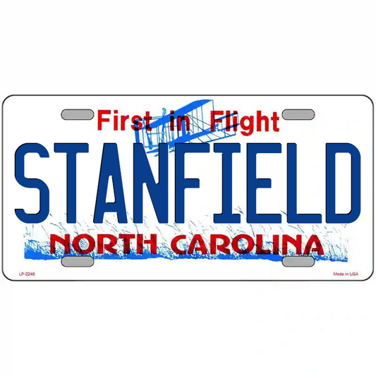 Stanfield North Carolina Metal Sign