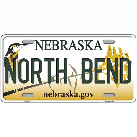 North Bend Nebraska Metal Sign
