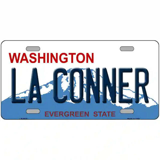 La Conner Washington Metal Sign