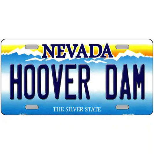 Hoover Dam Nevada Metal Sign
