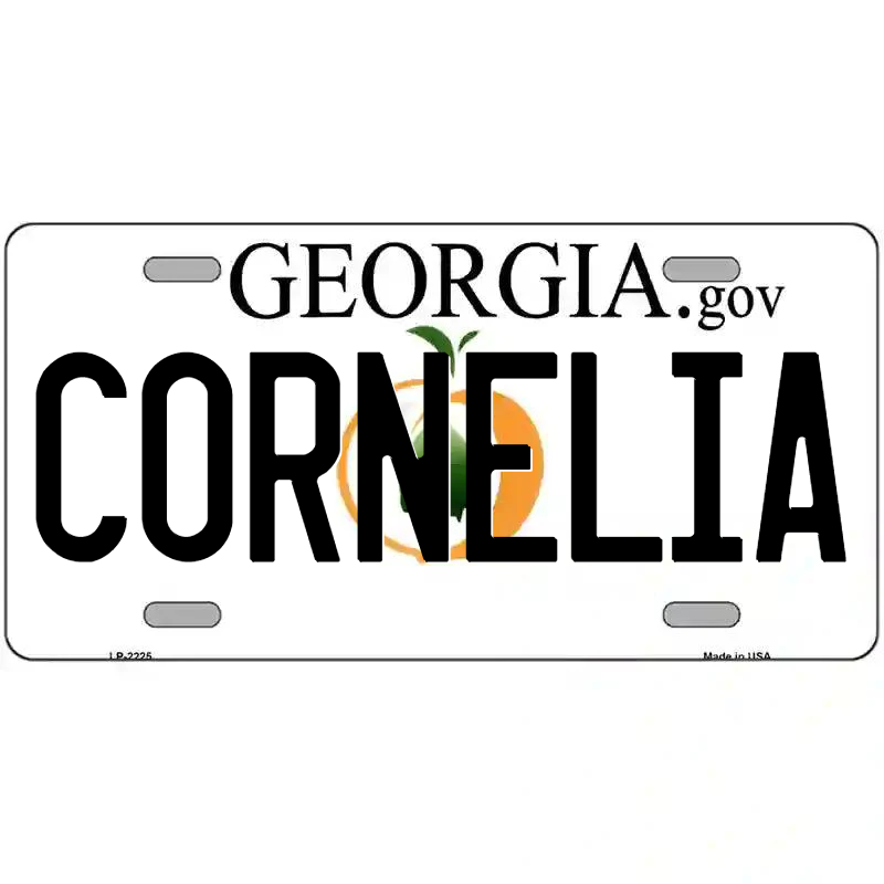 Cornelia Georgia Metal Sign