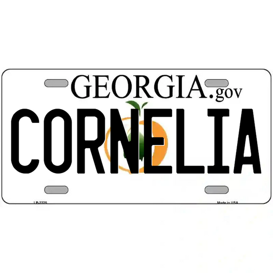 Cornelia Georgia Metal Sign