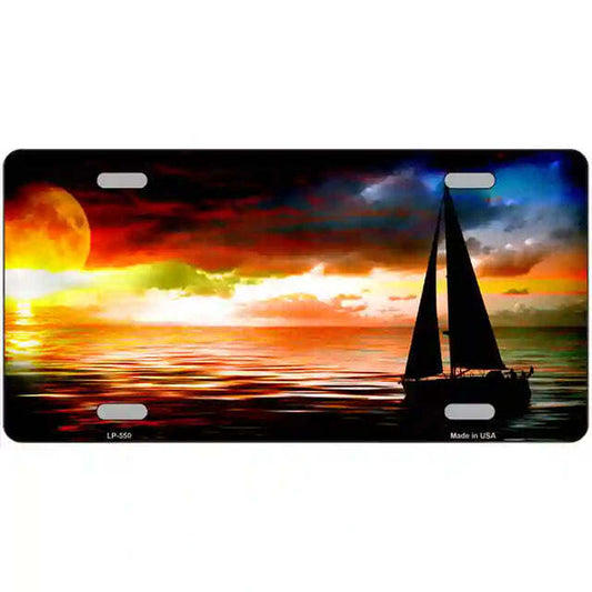 Sailboat Metal Sign