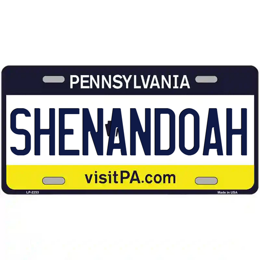 Shenandoah Pennsylvania Metal Sign