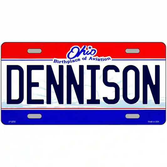 Dennison Ohio Metal Sign