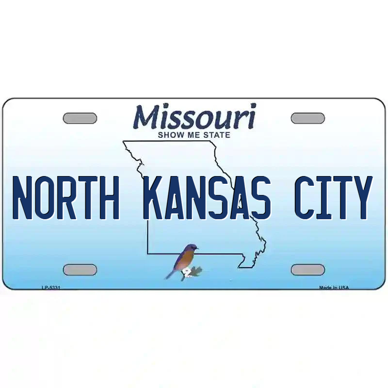 North Kansas City Missouri Metal Sign