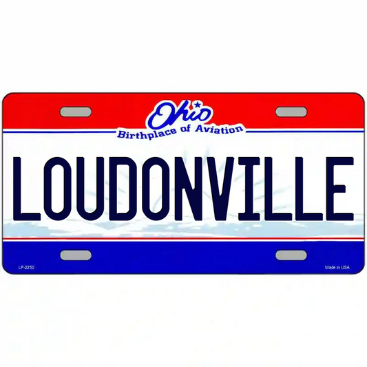 Loudonville Ohio Metal Sign