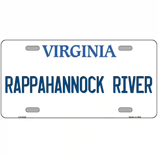 Rappahannock River Virginia Metal Sign