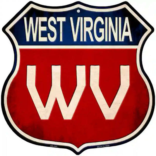 West Virginia Highway Shield Metal Sign