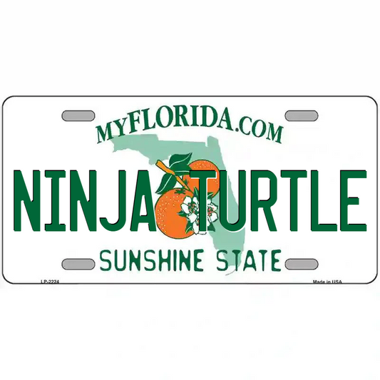 Ninja Turtle Florida Metal Sign
