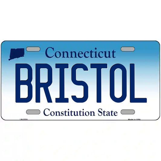 Bristol Connecticut Metal Sign