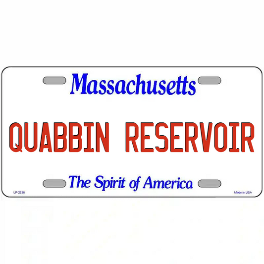 Quabbin Reservoir Massachusetts Metal Sign