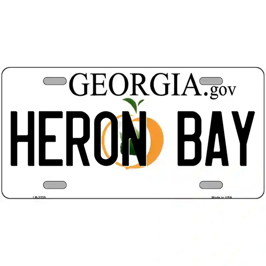Heron Bay Georgia Metal Sign
