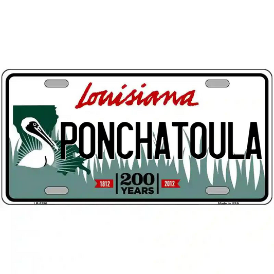 Ponchatoula Louisiana Metal Sign