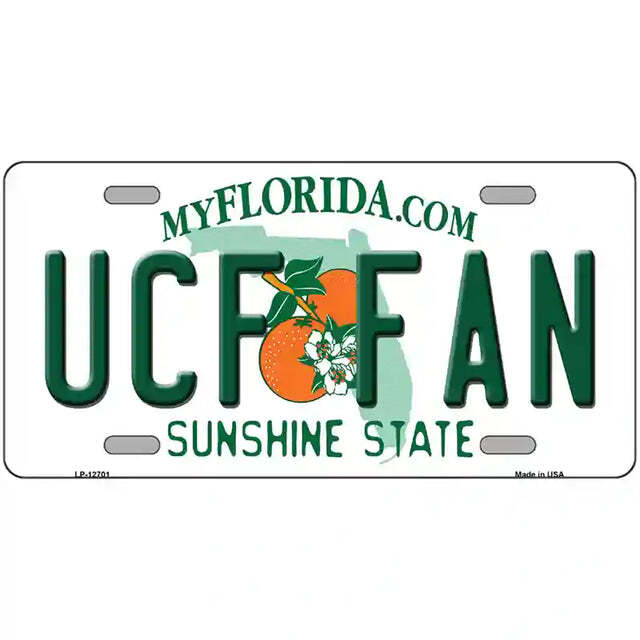 UCF Fan Florida Metal Sign