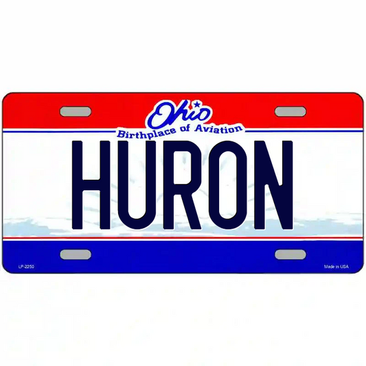 Huron Ohio Metal Sign